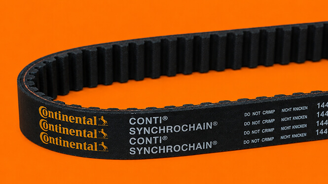 Courroie Poly Chain Carbon haute performance renforcée par cordons carbone