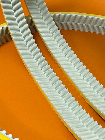 Courroies synchrones polyuréthane Courroies synchrones en polyuréthane avec armature