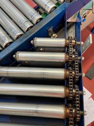 Rouleau tambour pour bande transporteuse